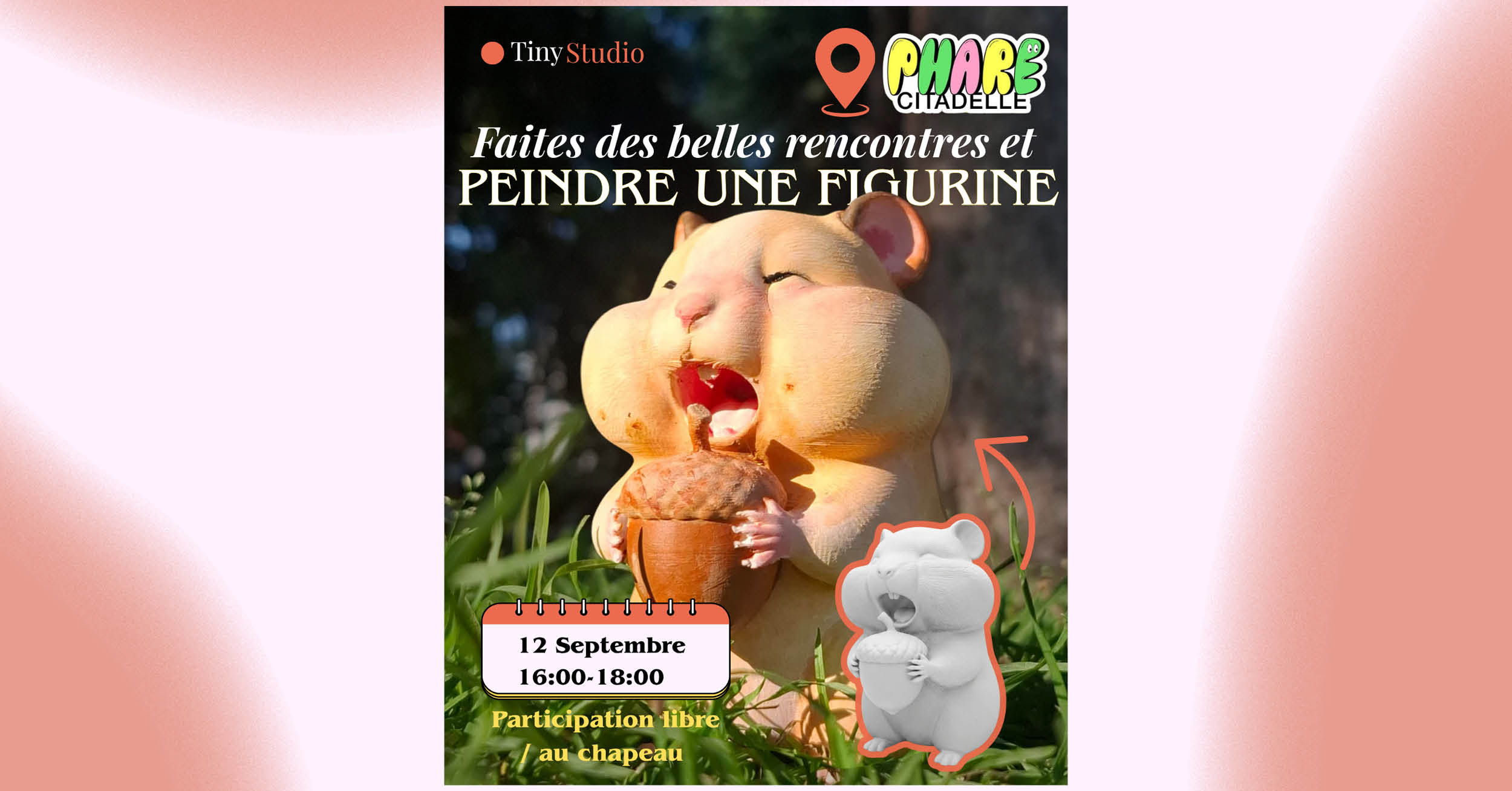 Atelier peinture de figurine avec Tiny Studio